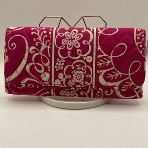 VERA BRADLEY Wallet - PINK AND WHITE - NWOT